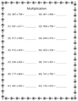 Vorschau - Arbeitsblätter - Mathematik Multiplikation und Division - Seite 2