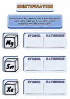 Vorschau - Arbeitsblätter - CHEMIE: Periodensystem der chemischen Elemente: Aufgaben zur Benennung - Seite 3