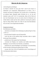 Vorschau - Stundenentwürfe - Goldene Regel & Gute-Taten-Kalender Unterrichtsentwurf - Seite 1