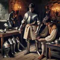 Vorschau - Arbeitsblätter - Wie kam der Ritter in die Ausrüstung? - Deckblatt