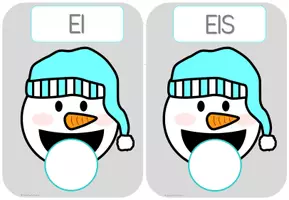 Vorschau - Fördermaterial/Inklusion - Leseaufgaben: Schneemann füttern - Seite 2