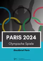 Vorschau - Arbeitsblätter - Olympische Spiele 2024 ⎮ Steckbrief Paris - Deckblatt