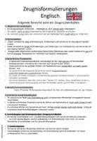 Vorschau - Arbeitsblätter - Zeugnisformulierung für den Englischunterricht - Seite 2
