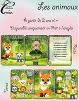 Aperçu - Jeux - Cahier animaux - Page de couverture