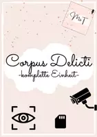 Vorschau - Unterrichtsreihen - Corpus Delicti (Einheit) - Deckblatt