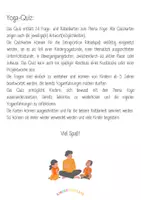 Vorschau - Stundenentwürfe - Buntes Yoga - Quiz : 24 Fragekarten | Rätsel, Kinderyoga - Seite 1