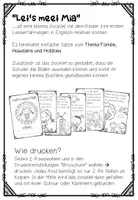 Vorschau - Arbeitsblätter - Let's meet Mia - My first English reading and colouring book (für die Grundschule) - Seite 1