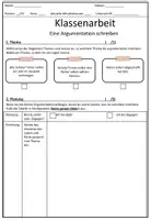 Vorschau - Stundenentwürfe - wachsendes Materialpaket - ARGUMENTATION - Seite 3