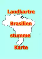 Vorschau - Arbeitsblätter - Landkartre von Brasilien stumme Karte mit Umrissen der Nachbarländer - Deckblatt