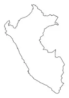 Vorschau - Arbeitsblätter - Landkartre von Peru stumme Karte mit Umrissen der Nachbarländer - Seite 1
