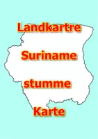 Vorschau - Arbeitsblätter - Landkartre von Suriname stumme Karte mit Umrissen der Nachbarländer - Deckblatt