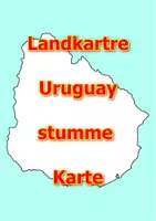 Vorschau - Arbeitsblätter - Landkartre von Uruguay stumme Karte mit Umrissen der Nachbarländer - Deckblatt