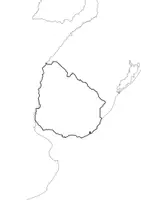 Vorschau - Arbeitsblätter - Landkartre von Uruguay stumme Karte mit Umrissen der Nachbarländer - Seite 3