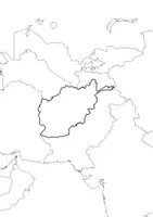 Vorschau - Arbeitsblätter - Landkartre von Afghanistan stumme Karte mit Umrissen der Nachbarländer - Seite 3