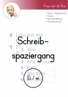 Vorschau - Arbeitsblätter - Schreibspaziergang Ei / ei - Deckblatt