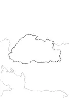 Vorschau - Arbeitsblätter - Landkartre von Bhutan stumme Karte mit Umrissen der Nachbarländer - Seite 2