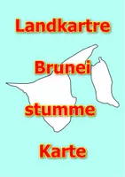 Vorschau - Arbeitsblätter - Landkartre von Brunei stumme Karte mit Umrissen der Nachbarländer - Deckblatt