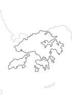 Vorschau - Arbeitsblätter - Landkartre von Hongkong stumme Karte mit Umrissen der Nachbarländer - Seite 2