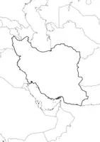 Vorschau - Arbeitsblätter - Landkartre von Iran stumme Karte mit Umrissen der Nachbarländer - Seite 2