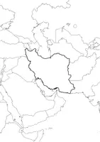 Vorschau - Arbeitsblätter - Landkartre von Iran stumme Karte mit Umrissen der Nachbarländer - Seite 3