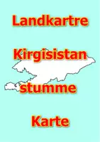 Vorschau - Arbeitsblätter - Landkartre von Kirgisistan stumme Karte mit Umrissen der Nachbarländer - Deckblatt