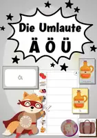 Vorschau - Arbeitsblätter - Buchstaben-Helden: Die Umlaute - Deckblatt