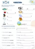 Vorschau - Arbeitsblätter - Vocabulary Practice für Unit 3 Orange Line3 - Seite 1