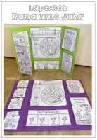 Vorschau - Arbeitsblätter - Rund ums Jahr - Lapbook - Monate, Wochentage, Jahreszeiten - Seite 1