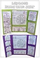 Vorschau - Arbeitsblätter - Rund ums Jahr - Lapbook - Monate, Wochentage, Jahreszeiten - Seite 2