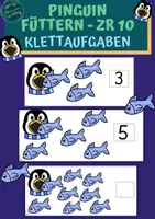 Vorschau - Fördermaterial/Inklusion - Klettaufgaben: Pinguin füttern / ZR 10 - Deckblatt