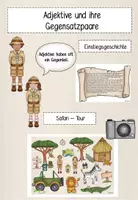 Vorschau - Bildkarten - Adjektive Gegensatzpaare - Deckblatt