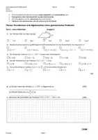 Vorschau - Test - LK_1_Algebraisches Lösen geometrischer Probleme - JGST 10 - Deckblatt