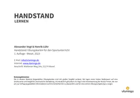 Vorschau - Stationenlernen - Handstand: Übungskarten für den Sportunterricht - Seite 2