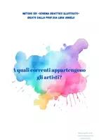 anteprima - Materiale di supporto/inclusione - sdi-indovina la corrente artistica - Pagina di copertina