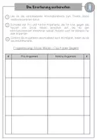 Vorschau - Arbeitsblätter - Materialgestütztes Erörtern: Social Media - Fluch oder Segen? - Seite 1