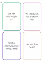 Vorschau - Stundenentwürfe - 24 Fragekarten zum Thema Entspannung | Achtsamkeit - Seite 2