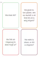 Vorschau - Stundenentwürfe - 24 Fragekarten zum Thema Entspannung | Achtsamkeit - Seite 3