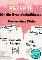 Vorschau - Spiele - Rezepte in der Grundschule schreiben /Vorgangsbeschreibung / Texte verfassen/ Wortschatztraining - Seite 1