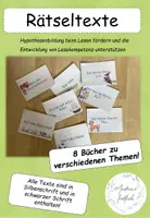 Vorschau - Arbeitsblätter - Rätseltexte - Deckblatt