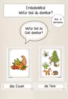 Vorschau - Bildkarten - Erntedank - Wofür bist du Gott dankbar? - Deckblatt