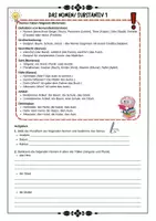 Vorschau - Arbeitsblätter - Wortarten - Nomen und Pronomen - mit Lösungen (Klasse 7 / 8 / 9) - Seite 1