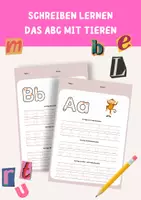 Vorschau - Arbeitsblätter - Buchstabeneinführung / Buchstaben schreiben lernen - Deckblatt