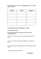 Vorschau - Klassenarbeiten - Klassenarbeit Wortarten Klasse 5 - Seite 1