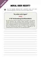 Vorschau - Stundenentwürfe - Strafe ⎮ Moral vs. Recht - ein Vergleich - Seite 3
