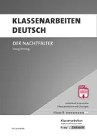 Vorschau - Klassenarbeiten - Klassenarbeiten: Der Nachtfalter von Georg Britting - Deckblatt