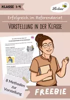 Vorschau - Lehrpläne/Lehrermaterial - Guter Start ins Referendariat: Vorstellung in der Klasse - Deckblatt
