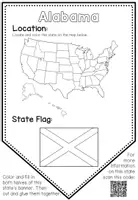 Vorschau - Arbeitsblätter - 50 US States Wimpelkette mit QR Codes (Videos) - Seite 2