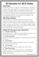 Vorschau - Arbeitsblätter - USA Banner & Booklet Bundle - Seite 3
