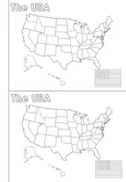 Vorschau - Arbeitsblätter - USA Booklet. 50 US States mit QR codes (Videos) & Lösungen - Seite 2