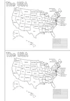 Vorschau - Arbeitsblätter - USA Booklet. 50 US States mit QR codes (Videos) & Lösungen - Seite 3
